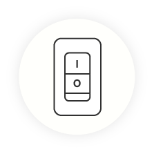 Nowoczesna lampa nocna czarna, Fiona, z przełącznik