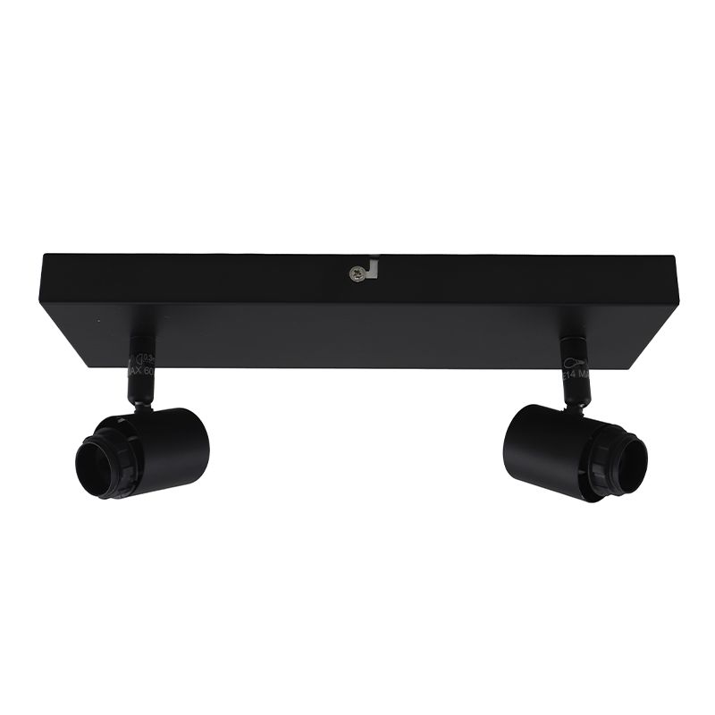 Aluminiowa rozeta do lamp czarna, Rika