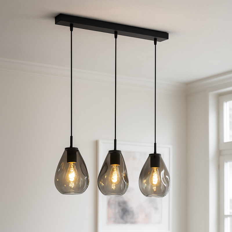 Design lampa wisząca szara, Evito Design lampa wisząca szara, Evito