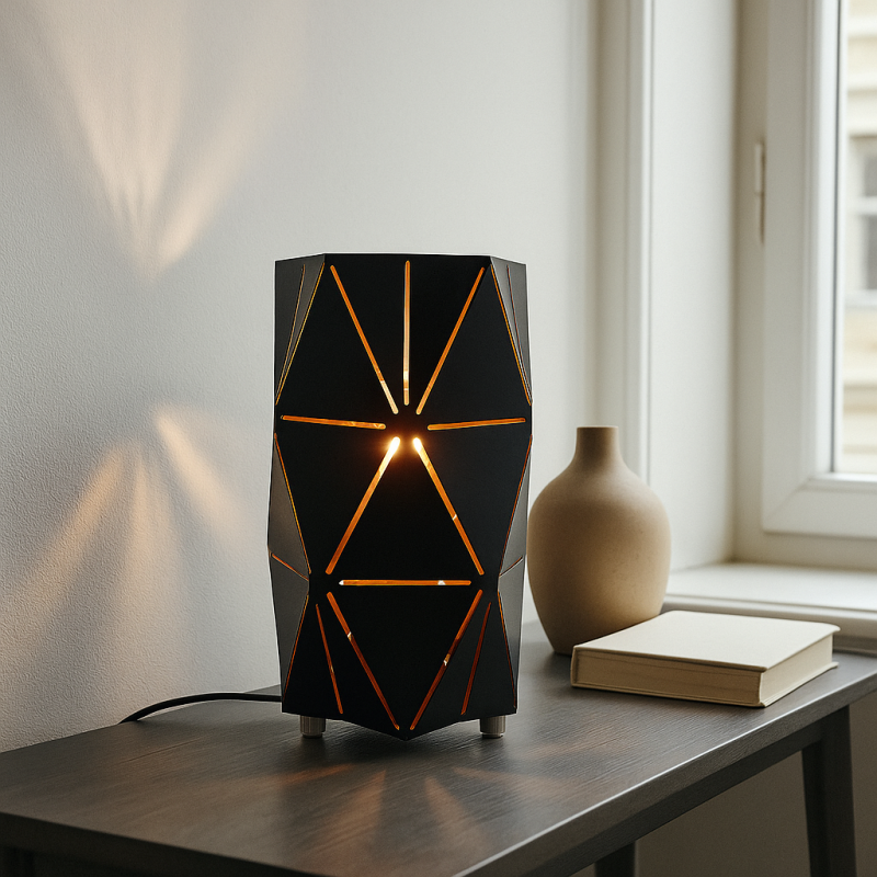 Nowoczesna lampa stołowa złota, Sivar, z przełącznik Nowoczesna lampa stołowa złota, Sivar, z przełącznik