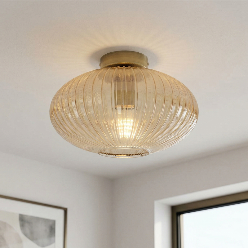 Design plafon sufitowy bursztynowy, Charlois