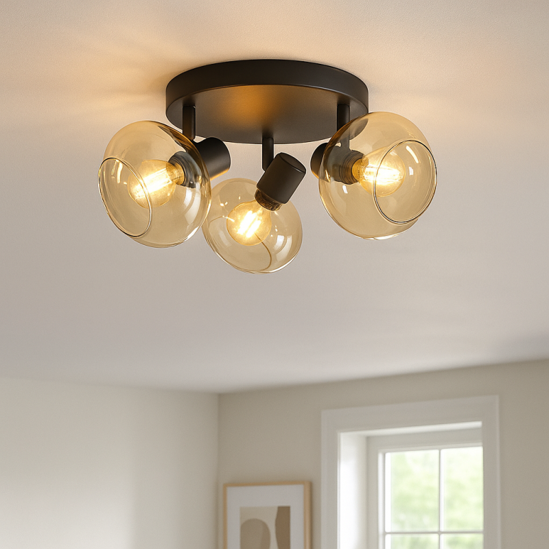 Design spot sufitowy bursztynowy, Skip Design spot sufitowy bursztynowy, Skip