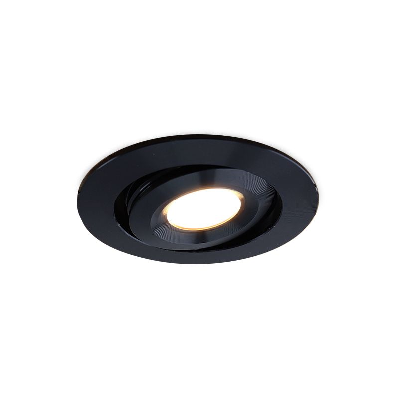 Rona uchylne oprawa sufitowa wpuszczana, IP44, ściemnialny, czarny