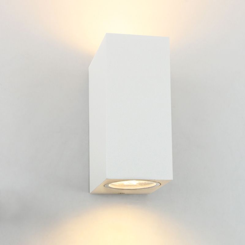 Aluminiowa lampa zewnętrzna biała, Corella, IP44