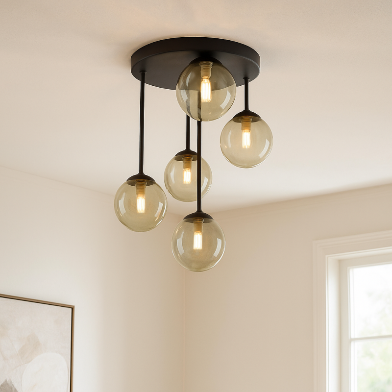 Design lampa sufitowa zielona, Stacy