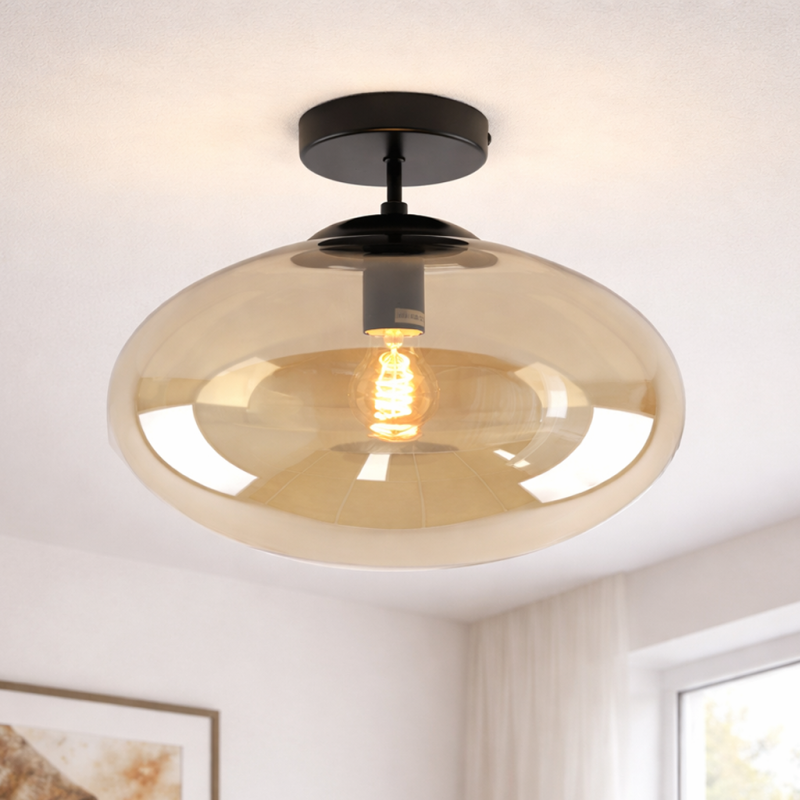Design lampa sufitowa bursztynowa, Kimi