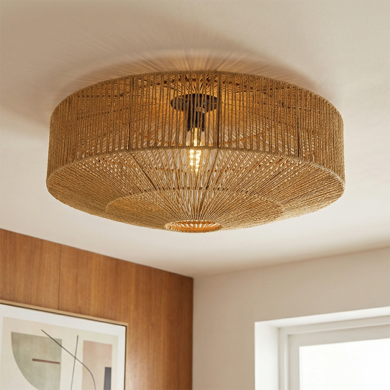 Rustykalna lampa sufitowa brązowa, Pippa Rustykalna lampa sufitowa brązowa, Pippa