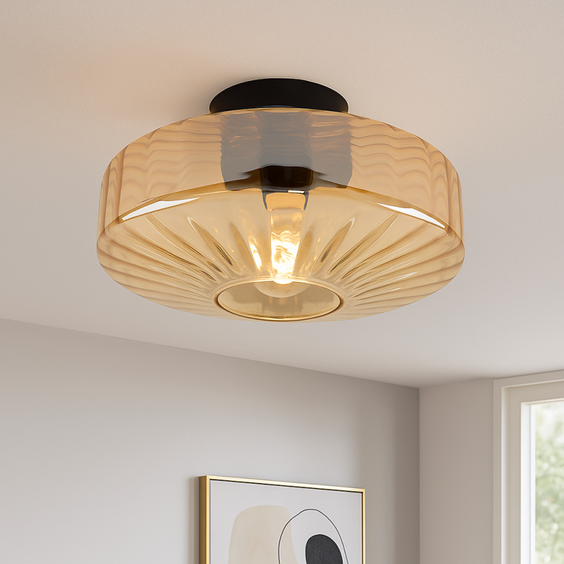 Design plafon sufitowy bursztynowy, Sevda Design plafon sufitowy bursztynowy, Sevda