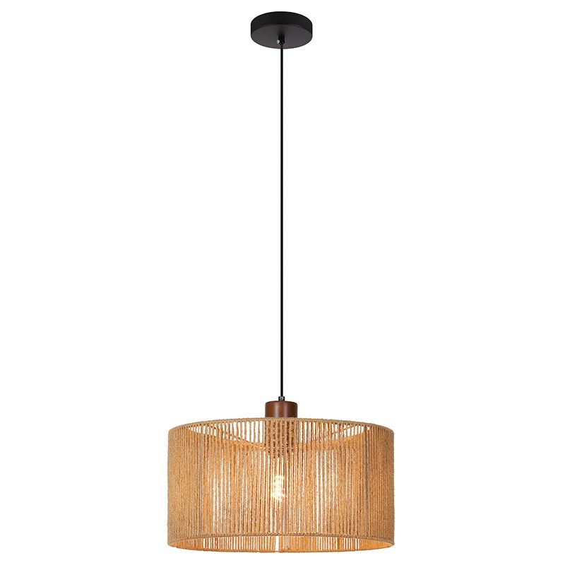Rustykalna lampa wisząca brązowa, Selena