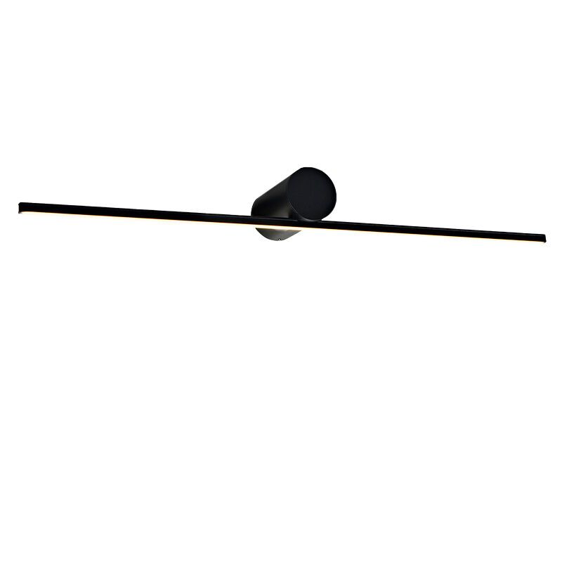 Nowoczesny oświetlenie lustra czarny, Haiko, 8W, 3000K LED, IP44 Nowoczesny oświetlenie lustra czarny, Haiko, 8W, 3000K LED, IP44