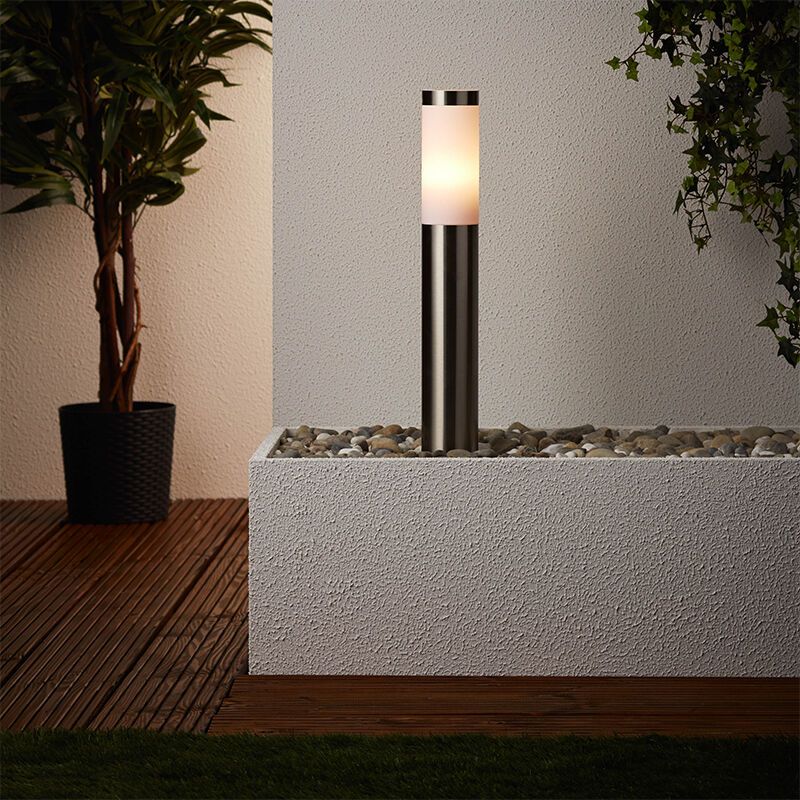 Plastikowa lampa zewnętrzna chromowana, Tom, IP44 Plastikowa lampa zewnętrzna chromowana, Tom, IP44