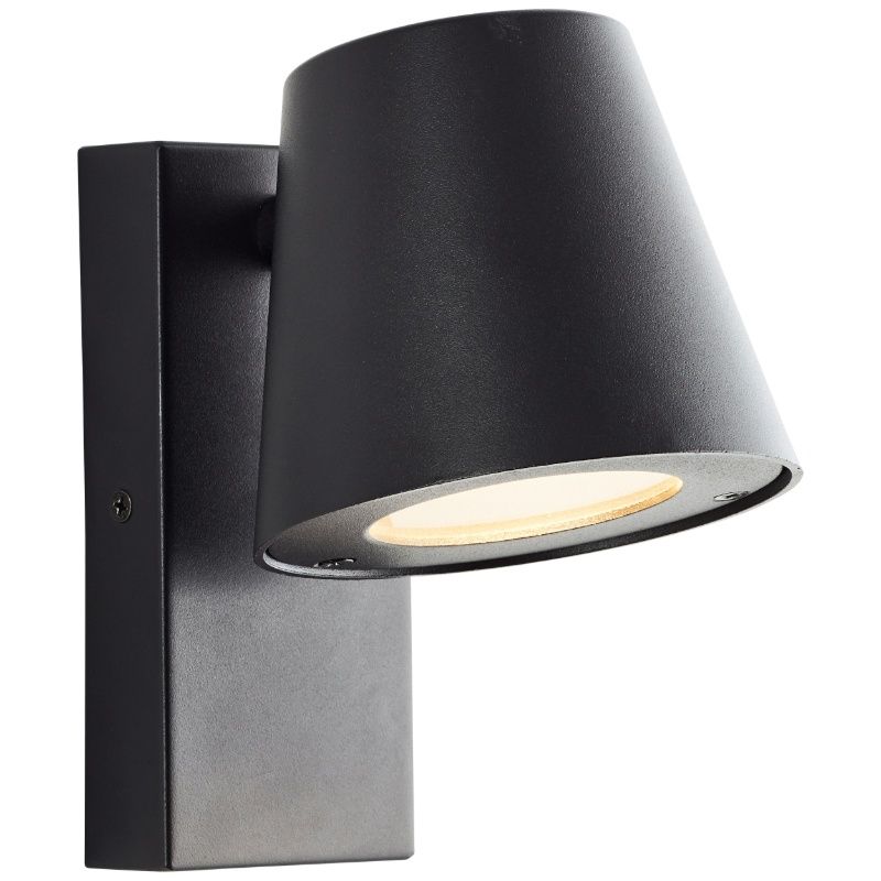Metalowa lampa zewnętrzna czarna, Wies, IP44 Metalowa lampa zewnętrzna czarna, Wies, IP44