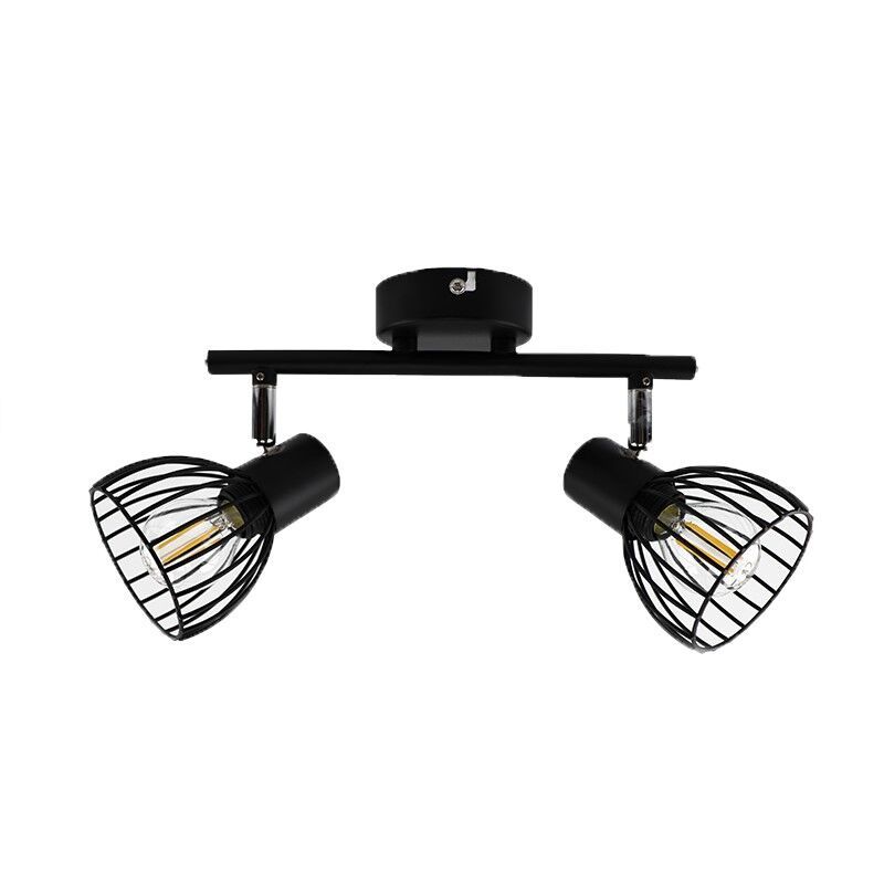 Industrialny spot sufitowy czarny, Adama Industrialny spot sufitowy czarny, Adama