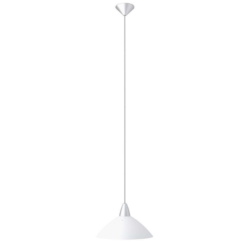 Plastikowa lampa wisząca biała, Feline