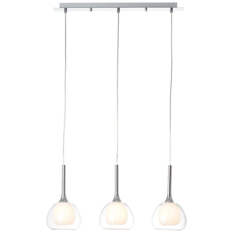 Nowoczesna lampa wisząca chromowana, Emmelien Nowoczesna lampa wisząca chromowana, Emmelien