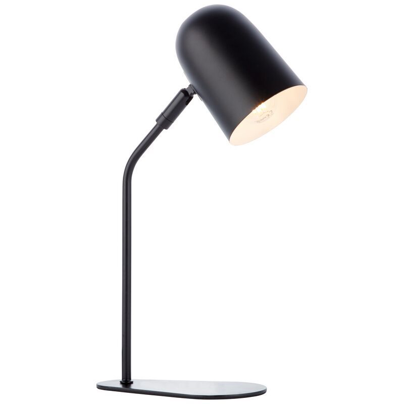 Nowoczesna lampa stołowa czarna, Lukas, z przełącznik Nowoczesna lampa stołowa czarna, Lukas, z przełącznik
