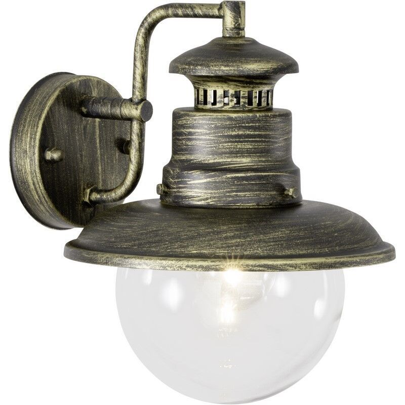 Rustykalna lampa zewnętrzna złota, Jaelin, IP44