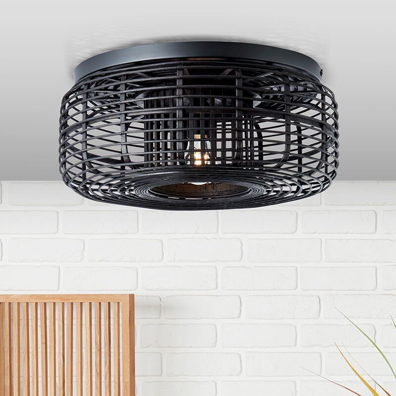 Drewniany plafon sufitowy czarny, Deacon