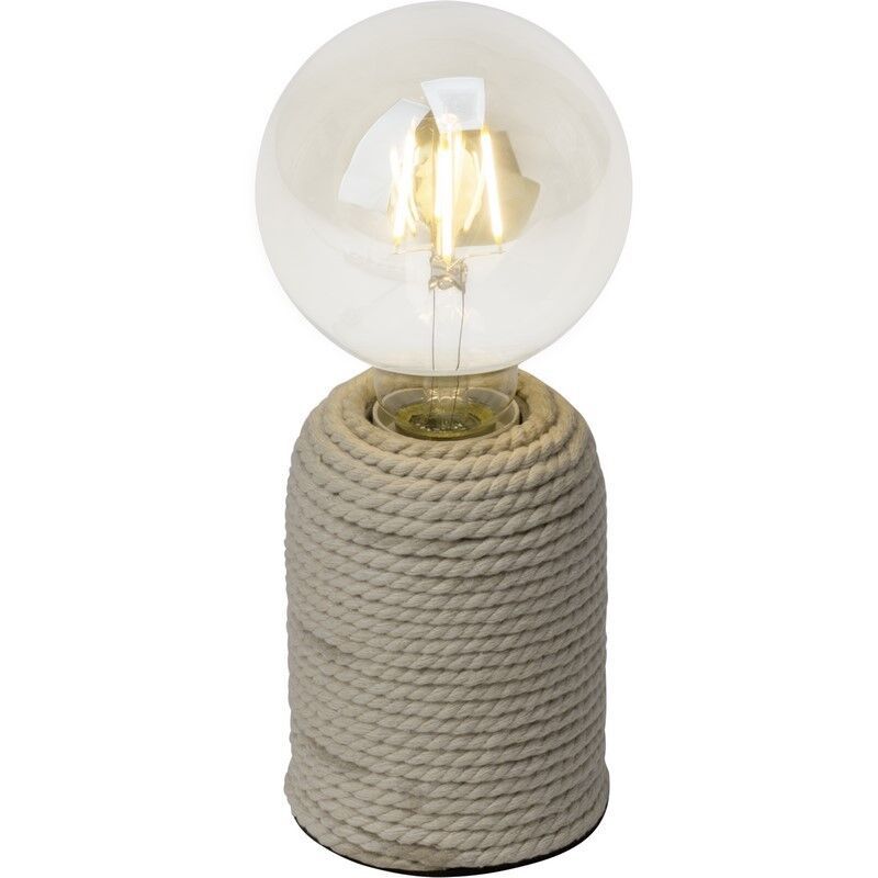 Betonowa lampa stołowa brązowa, Adelynn, z przełącznik Betonowa lampa stołowa brązowa, Adelynn, z przełącznik