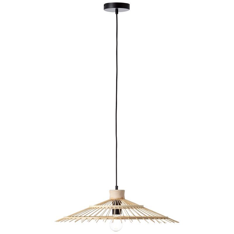 Drewniana lampa wisząca czarna, Idris Drewniana lampa wisząca czarna, Idris