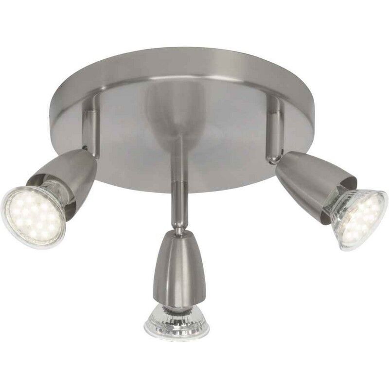 Metalowa lampa sufitowa chromowana, Keysha, 3W, 3000K LED Metalowa lampa sufitowa chromowana, Keysha, 3W, 3000K LED