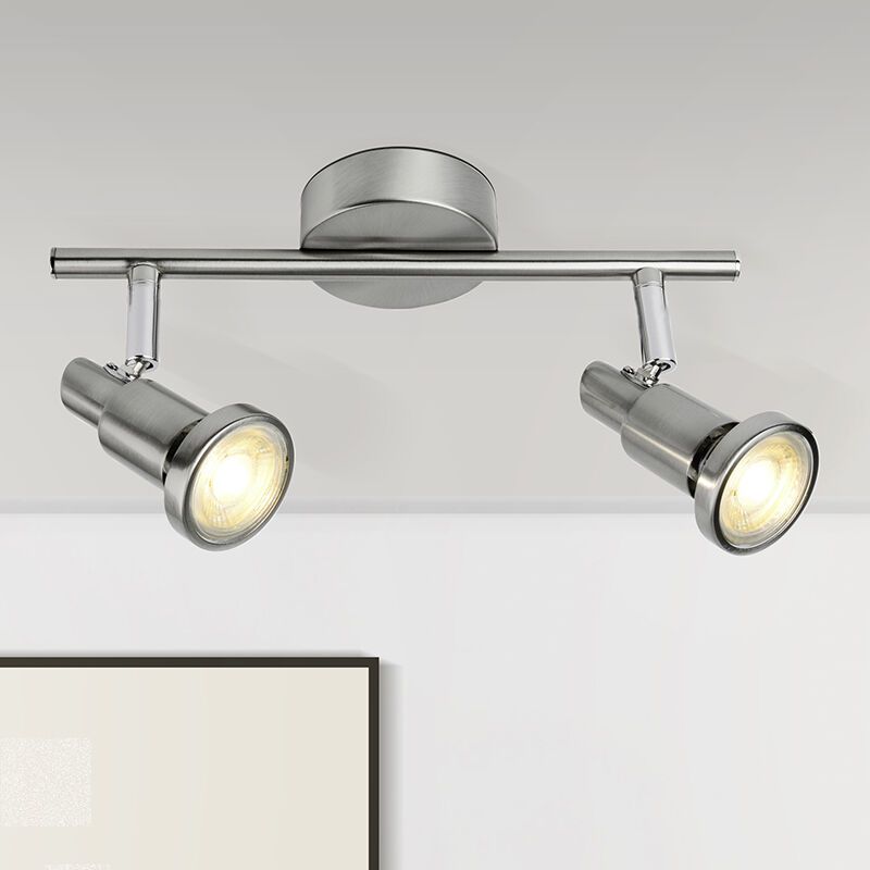 Metalowy spot sufitowy chromowany, Robel, 7W, 3000K LED