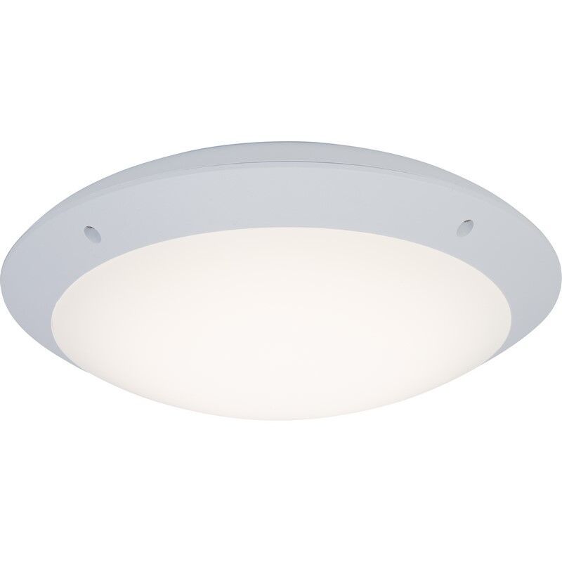 Plastikowa lampa zewnętrzna biała, Jeara, 12W, 4000K LED, IP66
