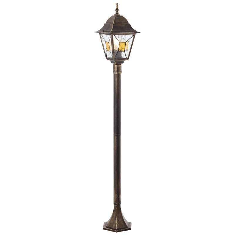 Klasyczna lampa zewnętrzna rdzawa, Levinus, IP44