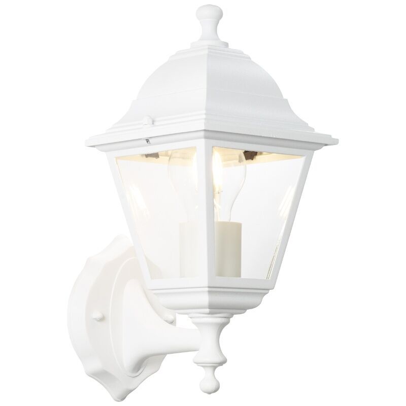 Klasyczna lampa zewnętrzna biała, Kalle, IP44 Klasyczna lampa zewnętrzna biała, Kalle, IP44