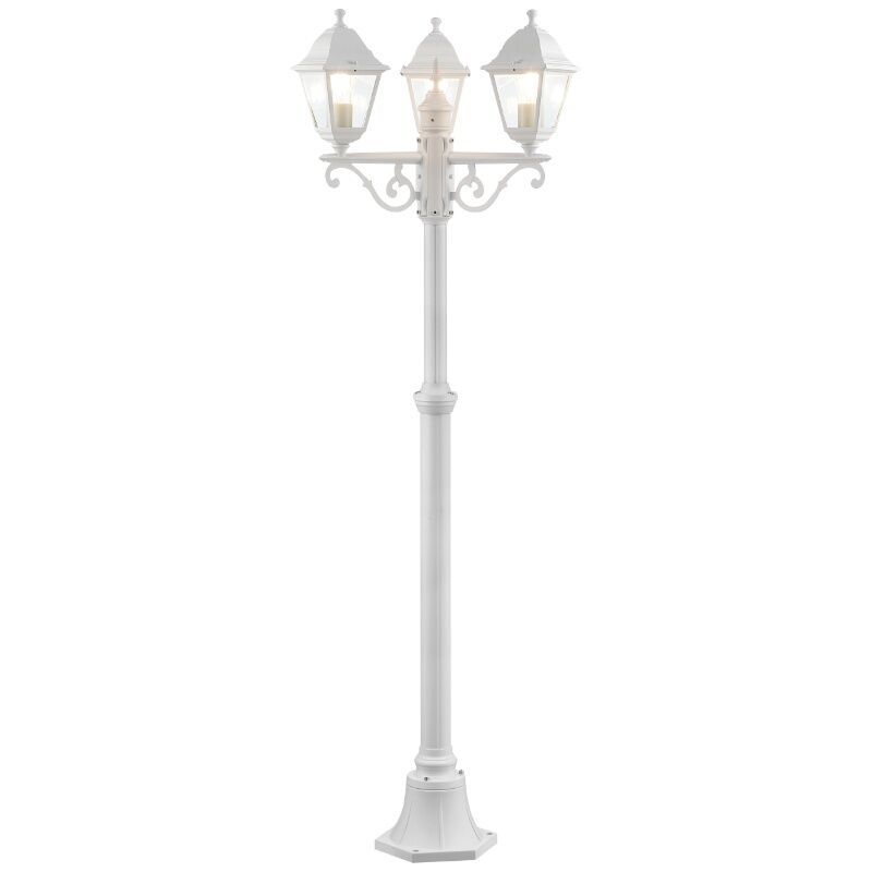 Klasyczna lampa zewnętrzna biała, Kalle, IP44 Klasyczna lampa zewnętrzna biała, Kalle, IP44