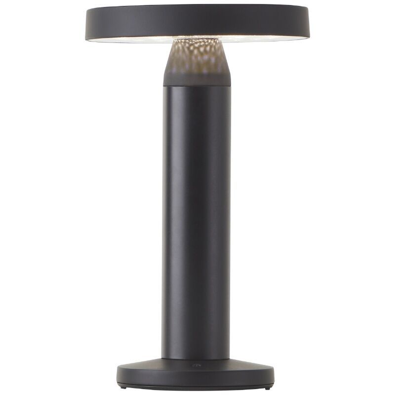 Metalowa lampa stołowa akumulatorowa czarna, Kubilay, 2W, 4000K LED, IP44, z przełącznik Metalowa lampa stołowa akumulatorowa czarna, Kubilay, 2W, 4000K LED, IP44, z przełącznik