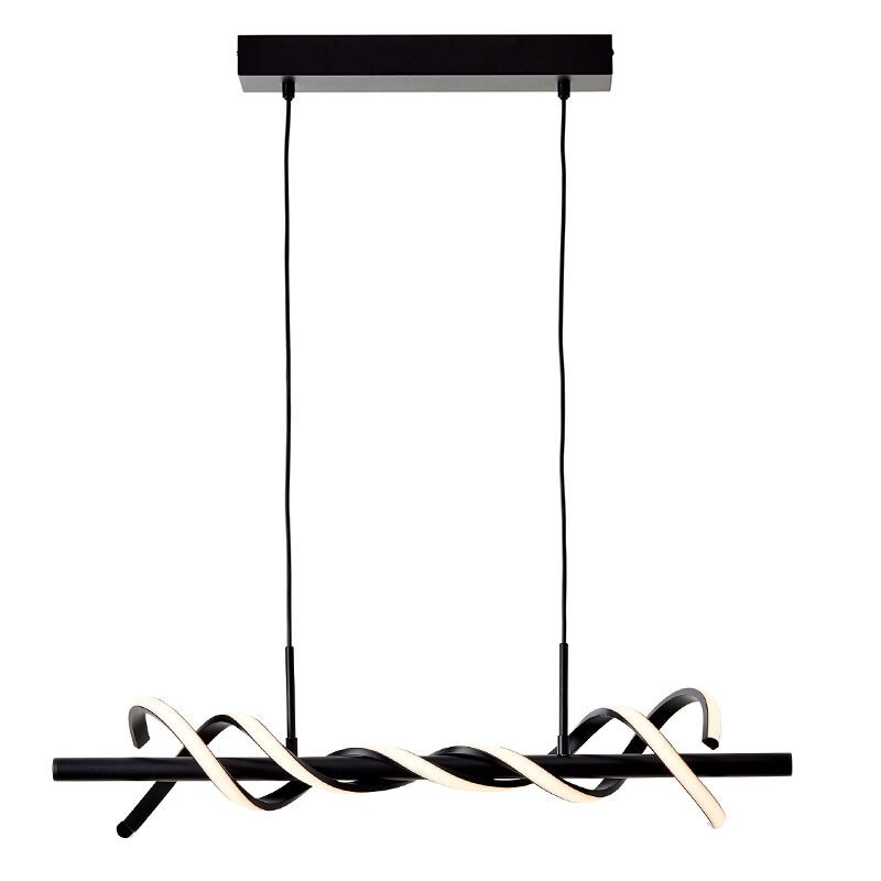Nowoczesna lampa wisząca czarna, Quang, 16W, 3000K LED Nowoczesna lampa wisząca czarna, Quang, 16W, 3000K LED