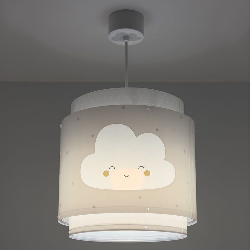 Szara lampa wisząca dla dzieci plastikowa, Dreams Szara lampa wisząca dla dzieci plastikowa, Dreams