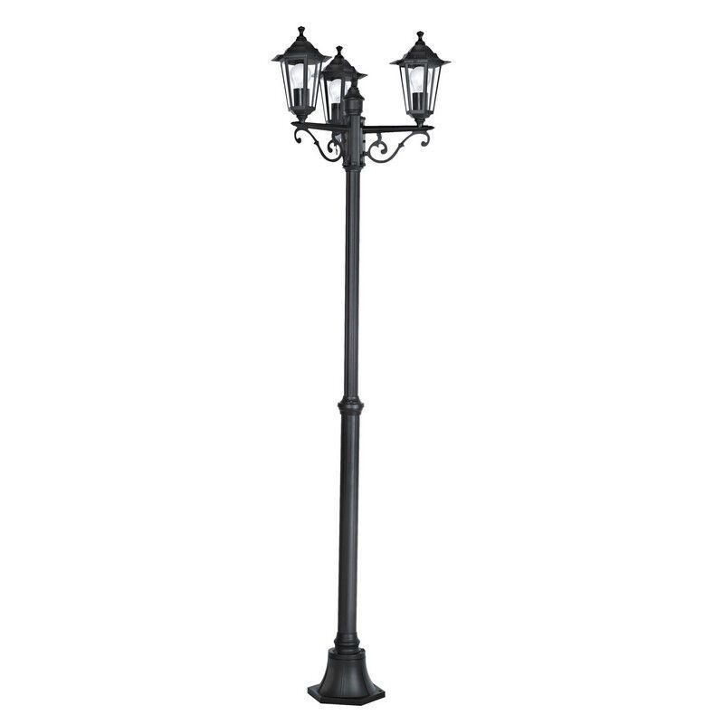 Aluminiowa klasyczna lampa zewnętrzna czarna, Alieke, IP44 Aluminiowa klasyczna lampa zewnętrzna czarna, Alieke, IP44