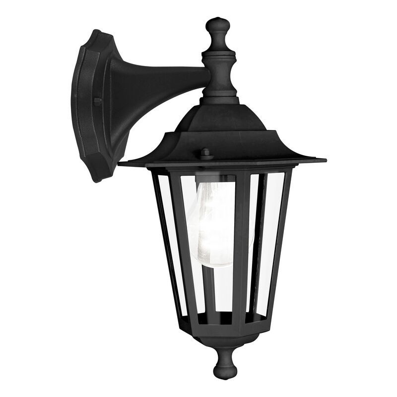 Aluminiowa klasyczna lampa zewnętrzna czarna, Alieke, IP44 Aluminiowa klasyczna lampa zewnętrzna czarna, Alieke, IP44