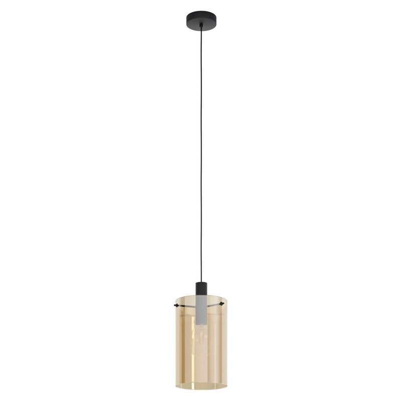 Szklana nowoczesna lampa wisząca bursztynowa, Ritesh Szklana nowoczesna lampa wisząca bursztynowa, Ritesh
