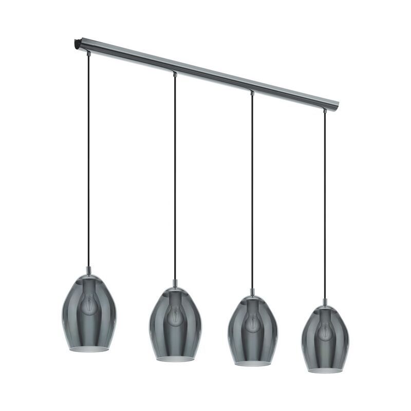 Szklana design lampa wisząca szara, Nikky Szklana design lampa wisząca szara, Nikky