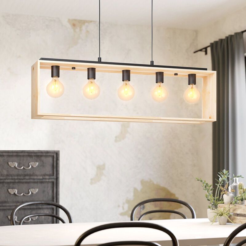 Drewniana lampa wisząca, Olaf Drewniana lampa wisząca, Olaf