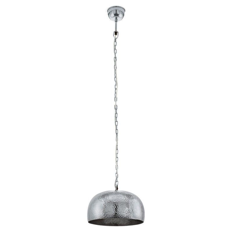 Metalowa retro lampa wisząca chromowana, Abdelhak