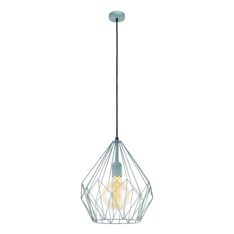 Metalowa industrialna lampa wisząca zielona, Acri Metalowa industrialna lampa wisząca zielona, Acri