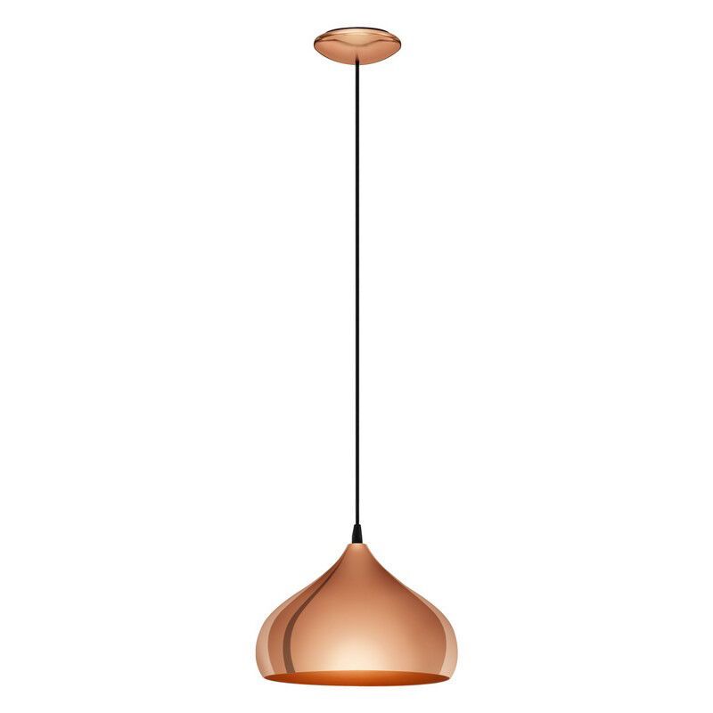 Metalowa retro lampa wisząca miedziana, Ancone