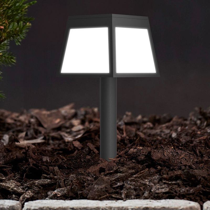 Plastikowa słoneczna lampa dogruntowa czarna, Imelda, 7,5W, 3000K LED, IP65