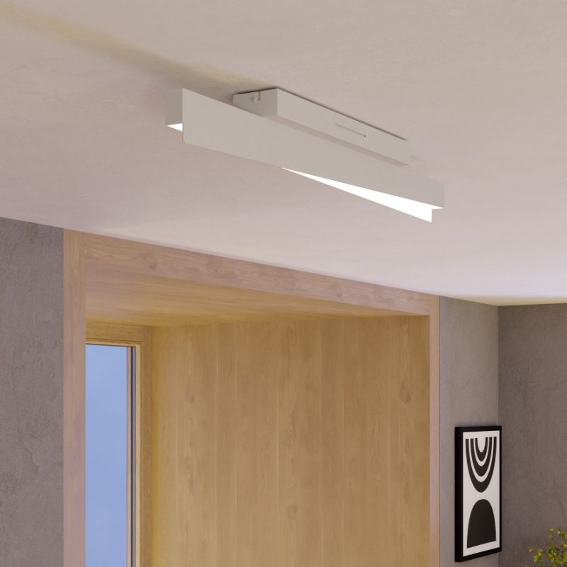 Plastikowa design inteligentna lampa sufitowa biała, Birkan, 13,5W, RGBW LED, z pilot Plastikowa design inteligentna lampa sufitowa biała, Birkan, 13,5W, RGBW LED, z pilot