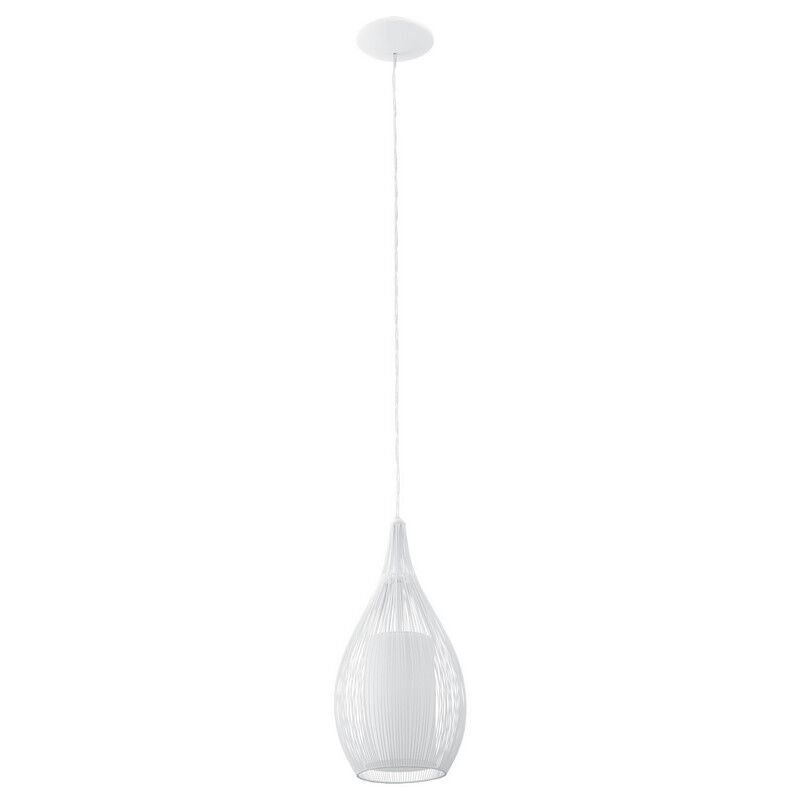 Szklana design lampa wisząca biała, Maritima Szklana design lampa wisząca biała, Maritima