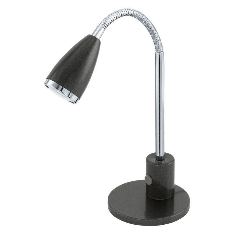 Metalowa lampa stołowa antracytowa, Said, z przełącznik Metalowa lampa stołowa antracytowa, Said, z przełącznik