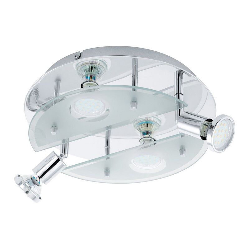 Szklany design spot sufitowy chromowany, Lusie Szklany design spot sufitowy chromowany, Lusie