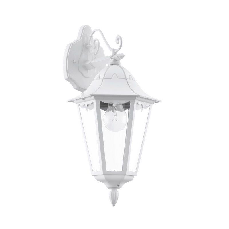 Aluminiowa klasyczna lampa zewnętrzna biała, Leanna, IP44 Aluminiowa klasyczna lampa zewnętrzna biała, Leanna, IP44