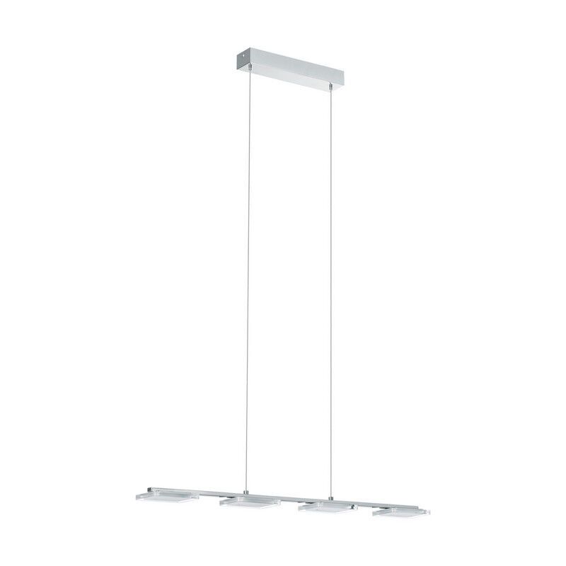 Plastikowa nowoczesna lampa wisząca chromowana, Pace, 5W, 3000K LED