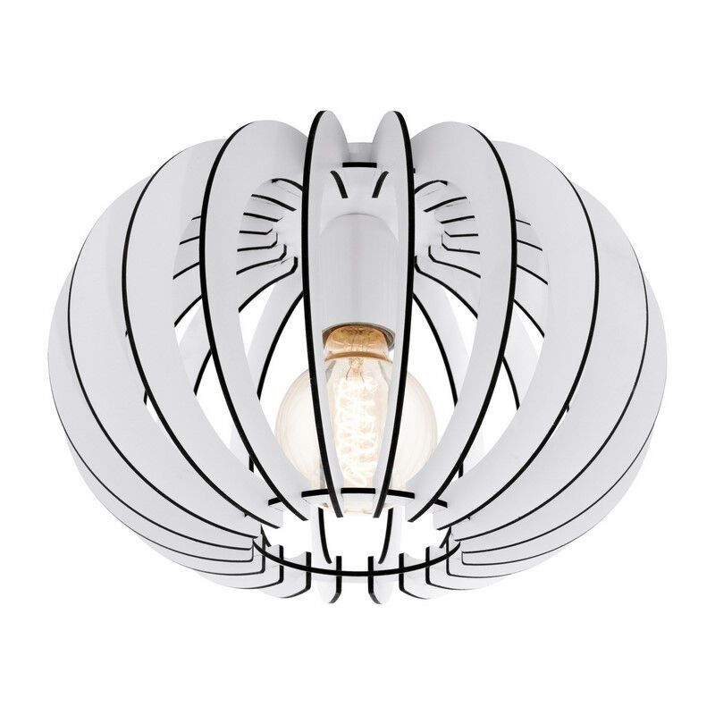 Drewniana design lampa sufitowa biała, Kiran Drewniana design lampa sufitowa biała, Kiran