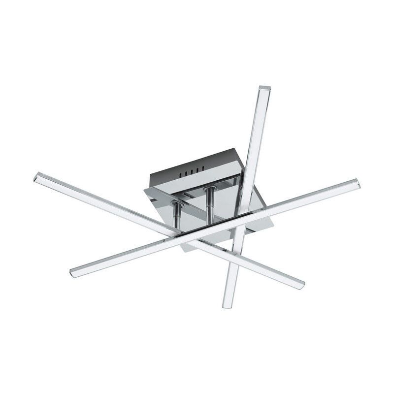 Stalowa nowoczesna lampa sufitowa chromowana, Arantxa, 18W, 3000K LED Stalowa nowoczesna lampa sufitowa chromowana, Arantxa, 18W, 3000K LED